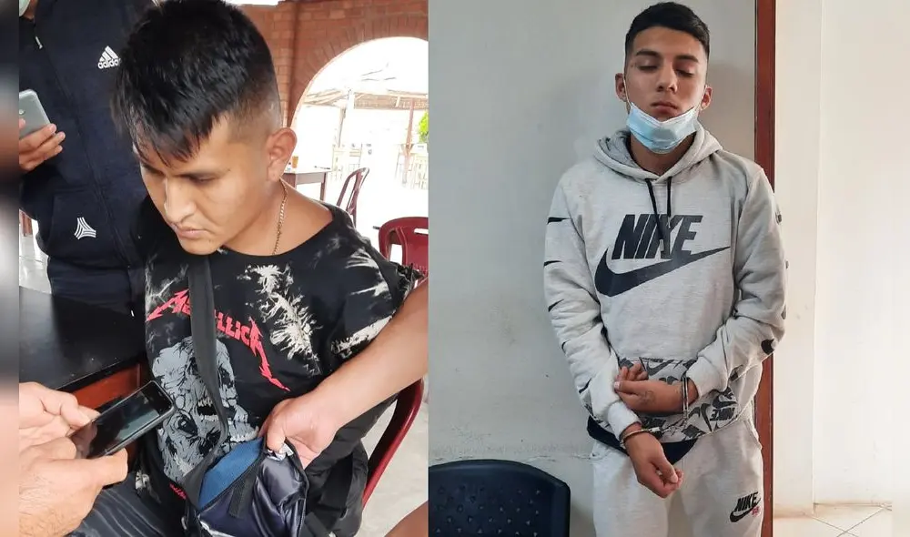 Los sujetos quedaron a disposición del Departamento de Investigación Criminal de Virú. Foto: PNP Los sujetos quedaron a disposición del Departamento de Investigación Criminal de Virú. Foto: PNP