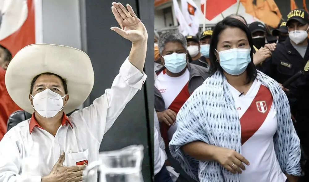 Los partidos políticos de Perú Libre y Fuerza Popular tendrán dos debates que fueron organizados por el Jurado Nacional de Elecciones (JNE). Foto: composición La República