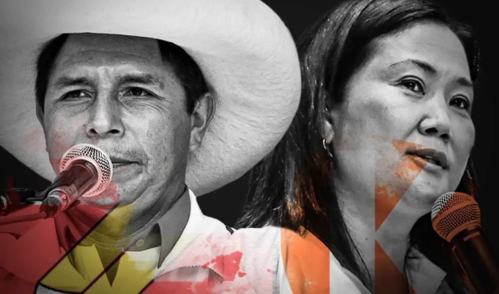 Keiko Fujimori y Pedro Castillo disputarán la segunda vuelta electoral el próximo 6 de junio. Foto: composición de Fabrizio Oviedo/La República Keiko Fujimori y Pedro Castillo disputarán la segunda vuelta electoral el próximo 6 de junio. Foto: composición de Fabrizio Oviedo/La República