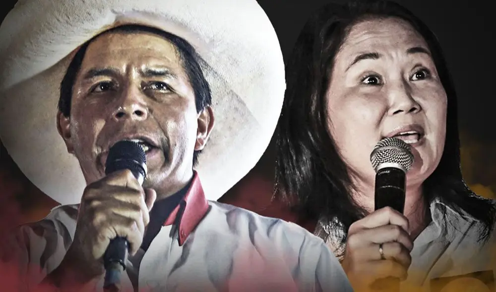 Castillo y Fujimori se enfrentarán en la segunda vuelta electoral el próximo domingo 6 de junio. Foto: composición/La República
