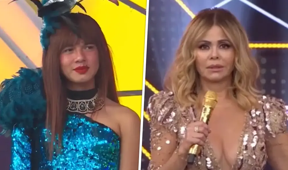 La Uchulú realiza reclamo a la producción de El artista del año. Foto: captura de América TV