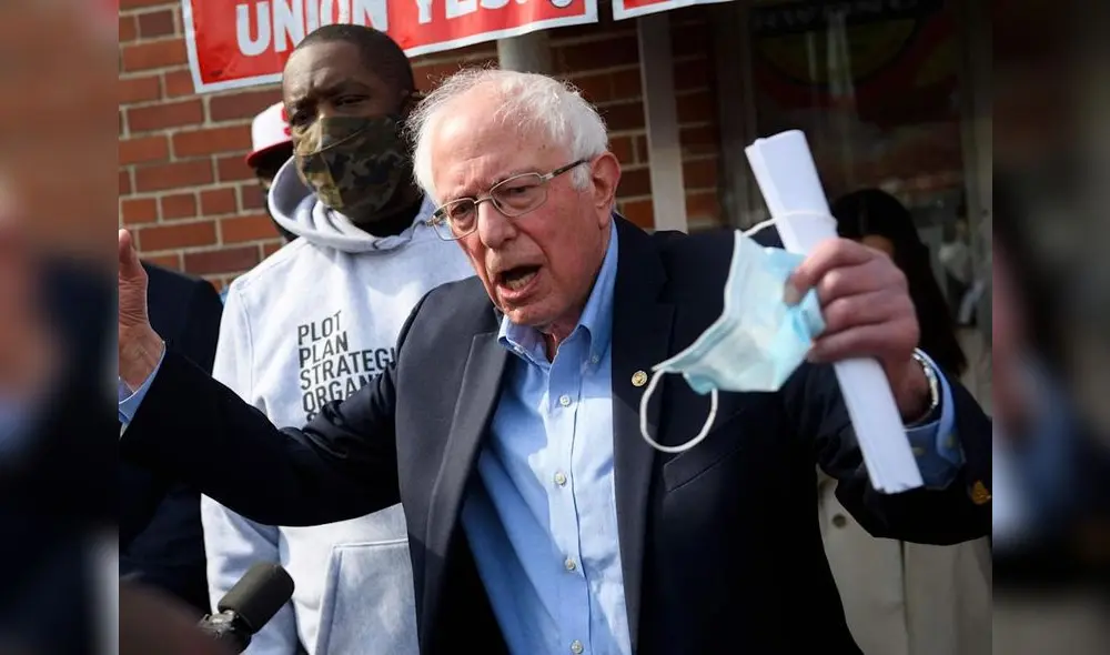 El senador socialista le ha brindado a Joe Biden un apoyo critico. Foto: Yahoo El senador socialista le ha brindado a Joe Biden un apoyo critico. Foto: Yahoo