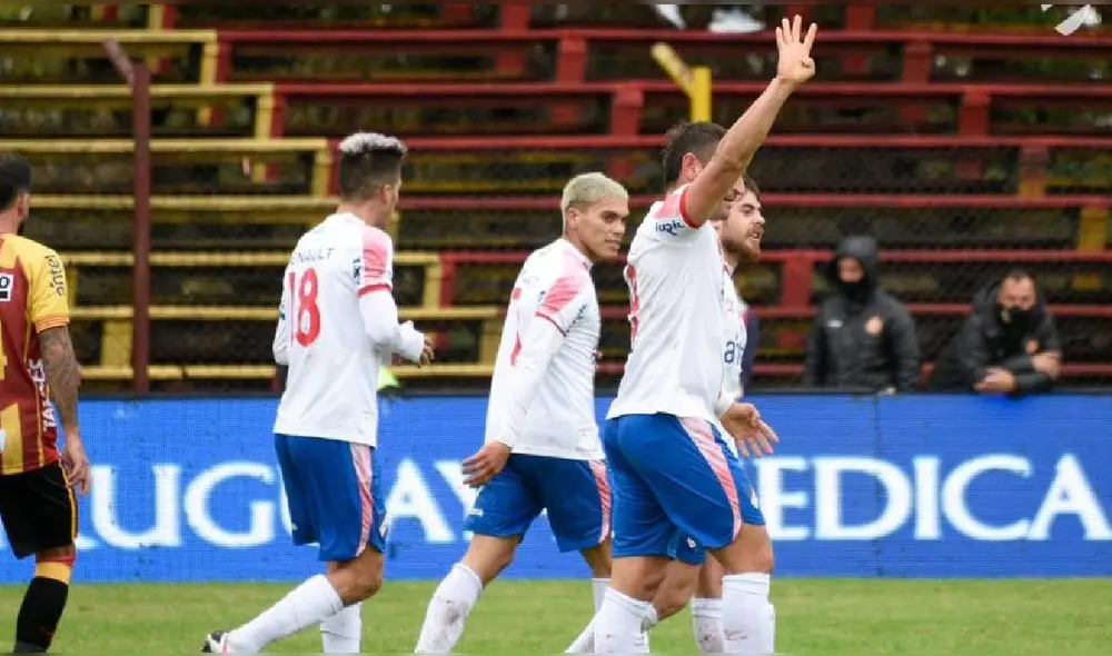 Bergesio abrió el marcador a los 37 minutos. Foto: Nacional