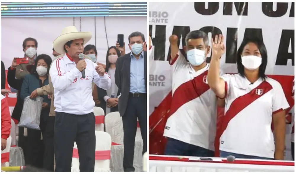 Ambos candidatos ya eligieron qué integrantes de sus equipos técnicos les representarán en el primer debate oficial de la segunda vuelta. Foto: Andina