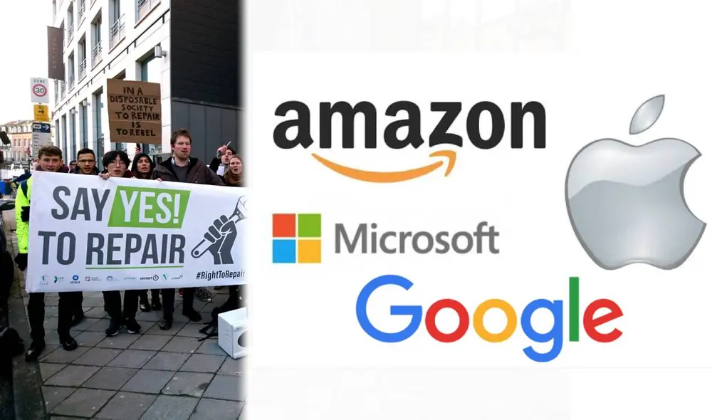 En Estados Unidos, muchos colectivos han luchado por años por el derecho a poder reparar sus dispositivos con mayor libertad, pero las mayores empresas tecnológicas de ese mercado se oponen. Foto: Right to Repair Europe