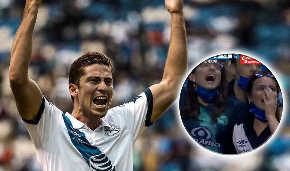 Santiago Ormeño marcó el gol único gol en el Puebla vs. Santos. Foto: Instagram de Ormeño