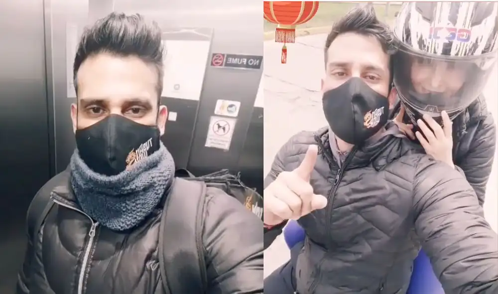 El cantante hizo personalmente el reparto de sus platillos en diversos distritos de la capital. Foto: Captura / Instagram El cantante hizo personalmente el reparto de sus platillos en diversos distritos de la capital. Foto: Captura / Instagram