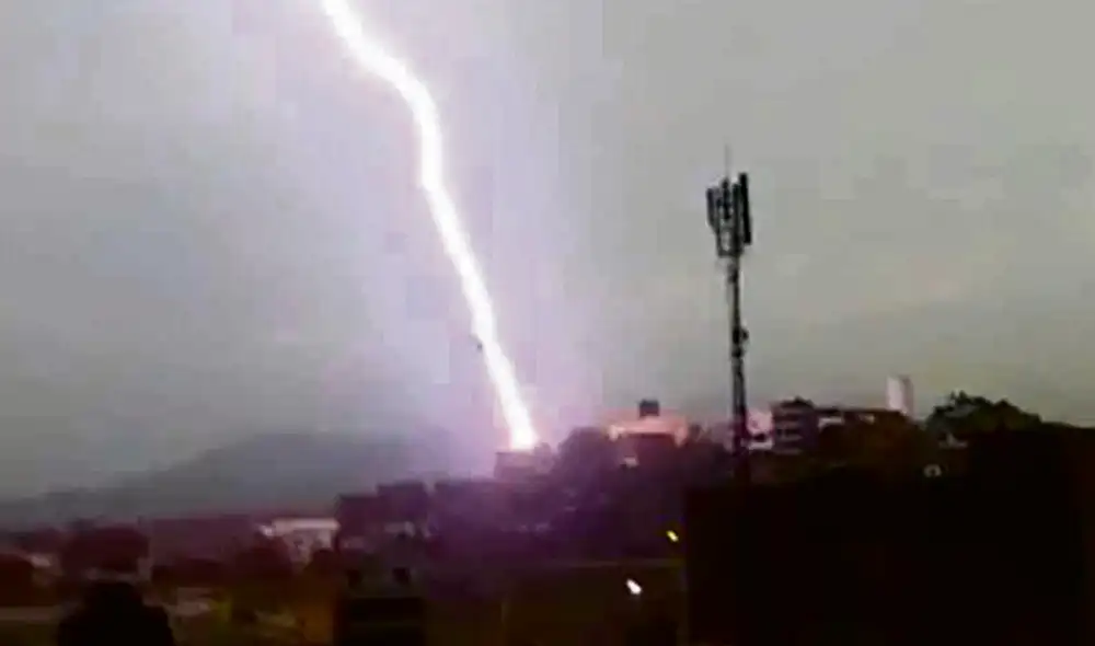 “Tania”. Fenómeno fue visto en distintos puntos de Lima. Foto: difusión