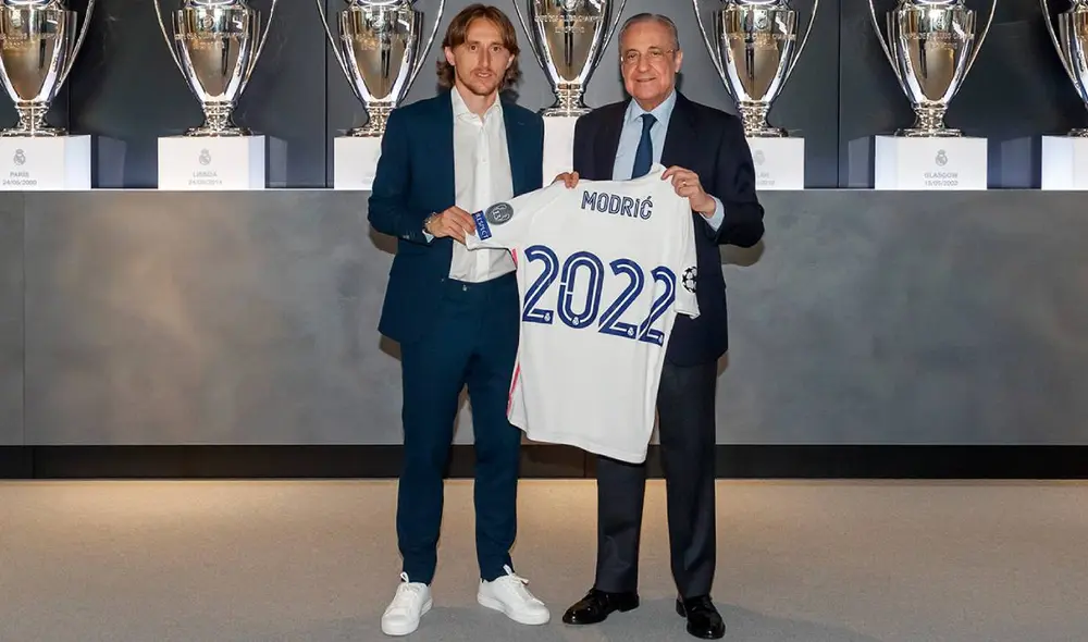 Modric acumula 17 títulos con el Real Madrid, cuatro trofeos son de Champions League. Foto: Real Madrid Modric acumula 17 títulos con el Real Madrid, cuatro trofeos son de Champions League. Foto: Real Madrid