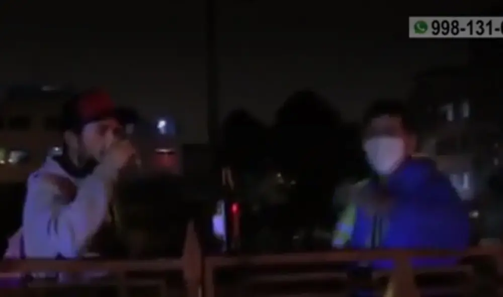 En el operativo algunos mostraron resistencia a la autoridad. Foto: captura de pantalla América Noticias