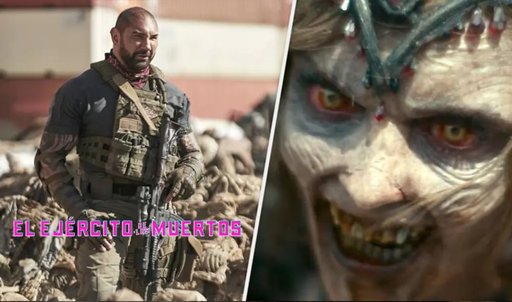 Zack Snyder regresó al subgénero zombi con Army of the dead. Foto: composición/Netflix Zack Snyder regresó al subgénero zombi con Army of the dead. Foto: composición/Netflix