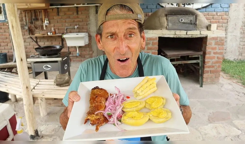 El youtuber alentó a sus seguidores a recrear el plato para estar sanos. Fuente: captura de TikTok