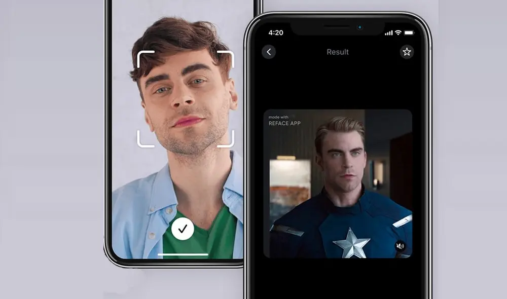 Reface es una de las aplicaciones que ofrece este servicio. Foto: Android Guías Reface es una de las aplicaciones que ofrece este servicio. Foto: Android Guías