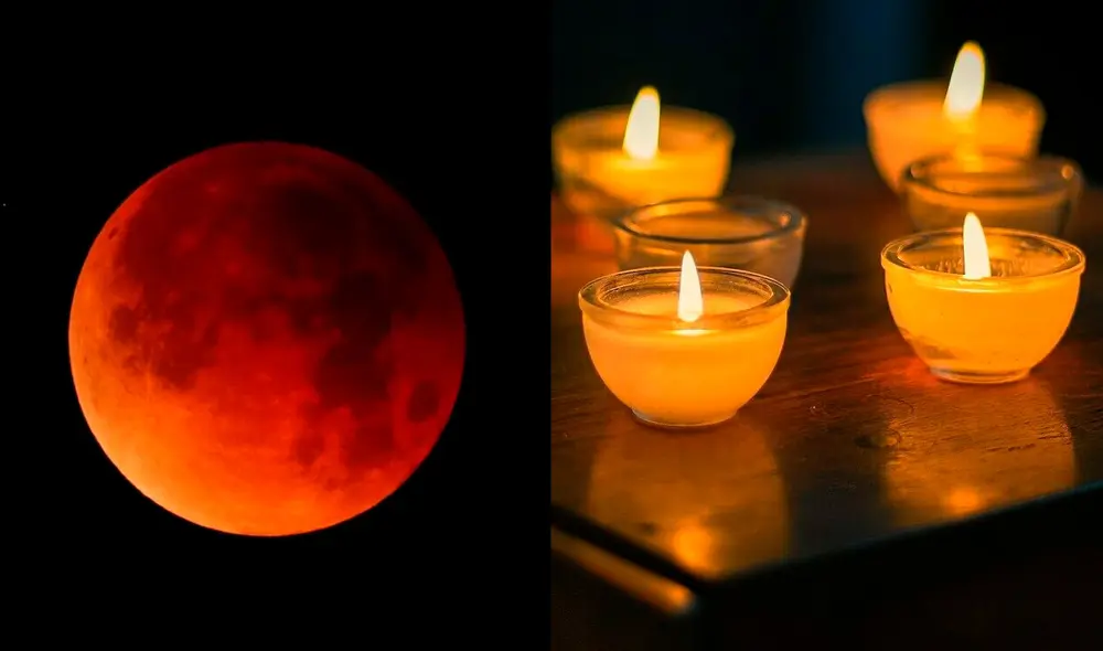 Los rituales de eclipse lunar permitirán canalizar las energías positivas del aura, según el esoterismo. Foto: composición/AFP/difusión Los rituales de eclipse lunar permitirán canalizar las energías positivas del aura, según el esoterismo. Foto: composición/AFP/difusión