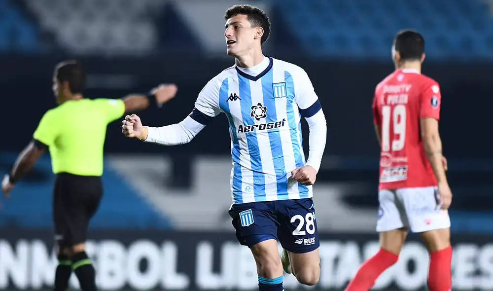 Racing venció sin problemas a Rentistas en la última fecha de la fase de grupos de la Copa Libertadores 2021. Foto: Conmebol Racing venció sin problemas a Rentistas en la última fecha de la fase de grupos de la Copa Libertadores 2021. Foto: Conmebol
