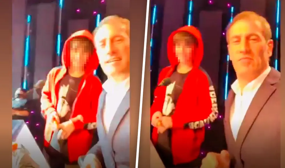 El jurado recibió a su pequeño en el set de Yo soy y se mostró emocionado por su compañía. Foto: captura/Instagram