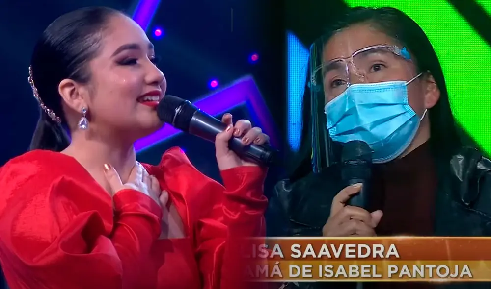 La joven imitadora dedicó tema a su madre, de quien rescata su esfuerzo por llevar adelante a la familia. Foto: captura/Latina