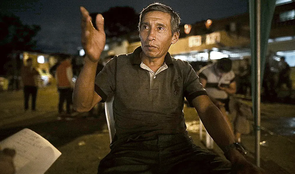 Testimonio. El juez de paz Leonidas Casas Marmolejo. Foto: Aldair Mejía/La República