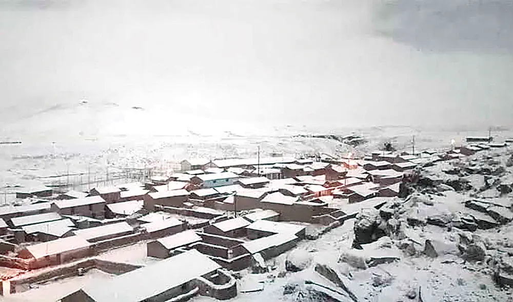 Consecuencias. Fenómeno climático causo lluvia, nevadas y fuertes ráfagas de viento.