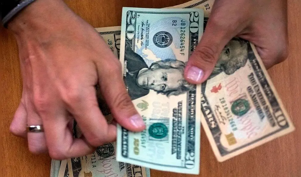 Tasa del Banco Central de Venezuela para el uso del dólar en comparación con el bolívar. Foto: AFP