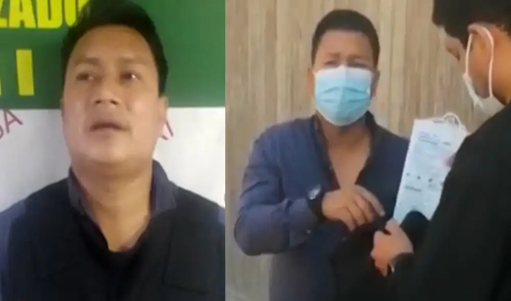 En poder del sujeto se halló un morral con equipos médicos, recetas y un sello con el número de colegiatura de otro galeno. Foto: captura de América Noticias