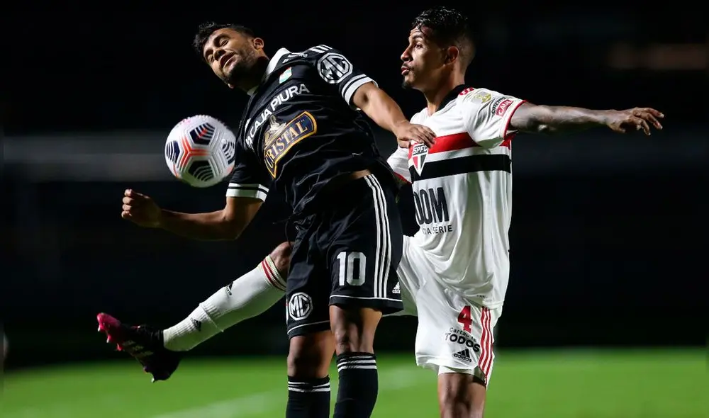 Los celestes no pudieron ante Sao Paulo y cayeron por 3-0 en el Morumbí. Foto: EFE