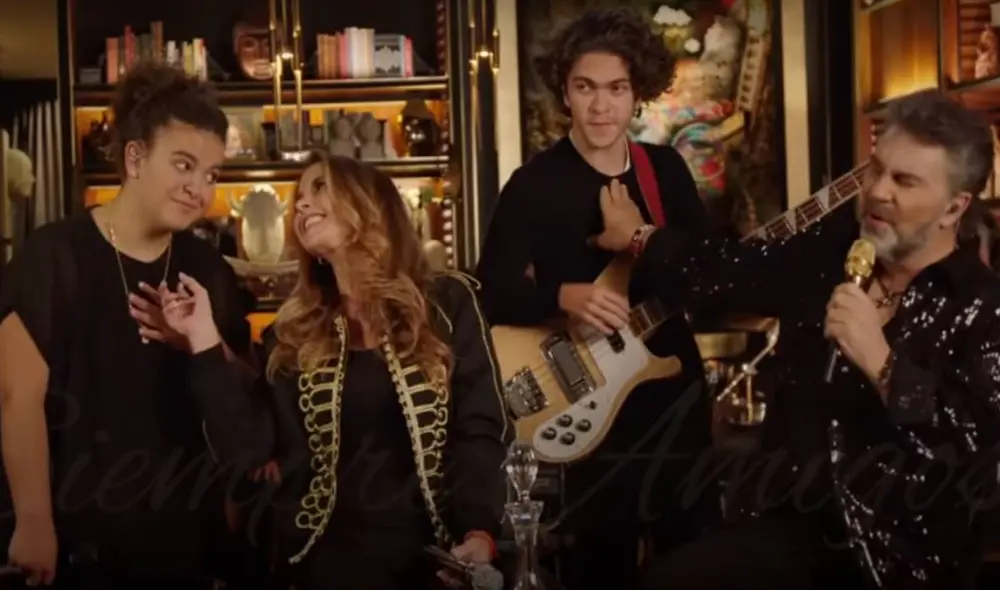La familia de Lucero y Mijares regalaron a sus seguidores un momento de alegría y complicidad. Foto: captura Mijares/YouTube