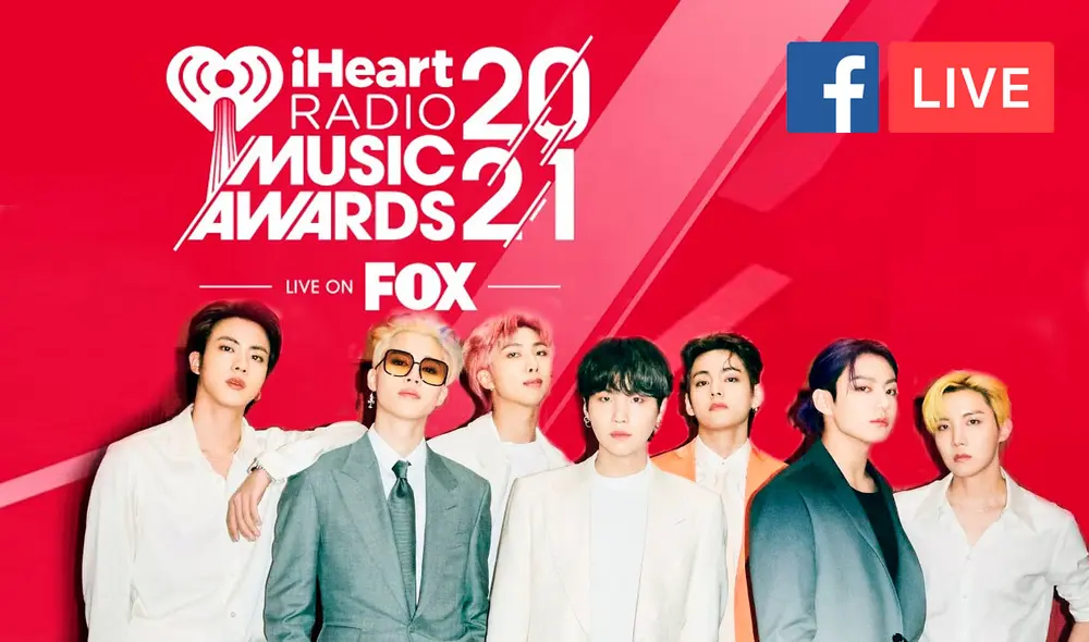 Todo sobre el live stream de iHeartRadio Music Awards 2021 y la presentación de BTS. Foto: Composición Diario La República/HYBE/ iHeart Todo sobre el live stream de iHeartRadio Music Awards 2021 y la presentación de BTS. Foto: Composición Diario La República/HYBE/ iHeart