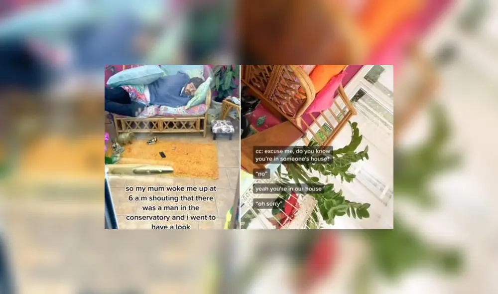 La joven fue hacia donde estaba el extraño con cámara en mano para grabar todo. Foto: captura de TikTok