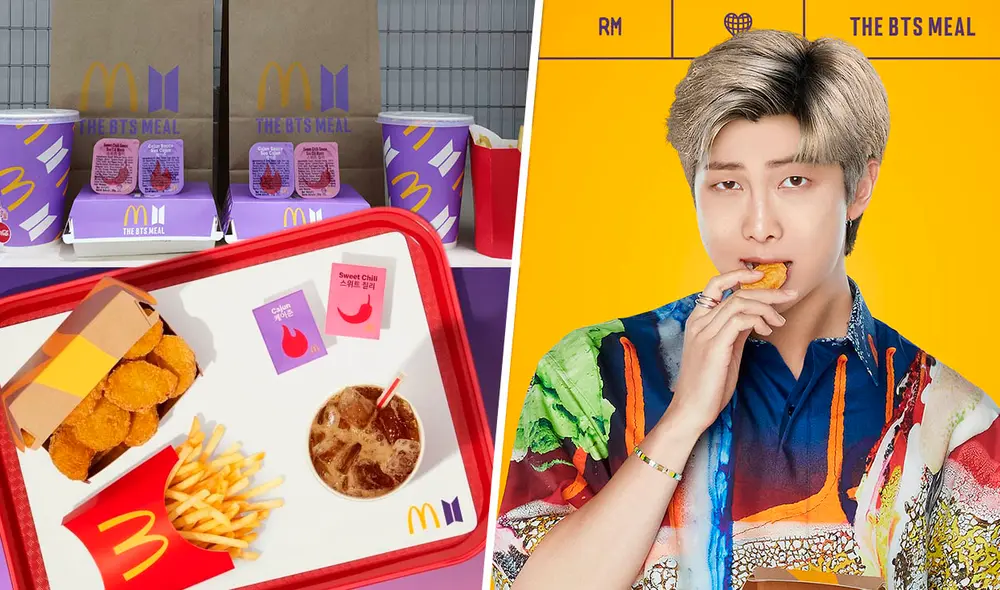 ¿La presentación del combo de BTS cambia por país? Aquí te contamos qué sucedió en el primer día del BTS Meal. Foto: composición McDonald's