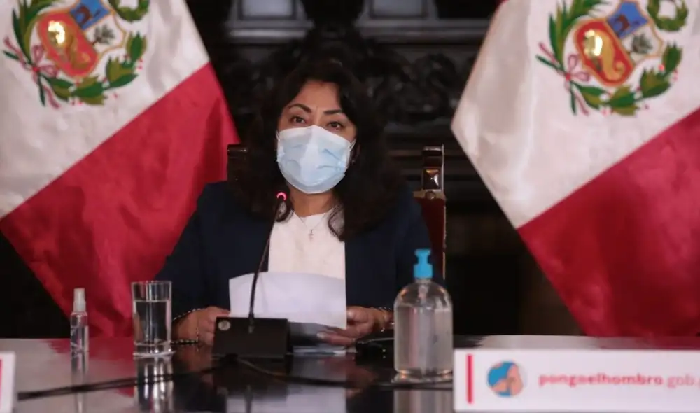 Violeta Bermúdez encabeza el gabinete del presidente Francisco Sagasti. Foto: PCM Violeta Bermúdez encabeza el gabinete del presidente Francisco Sagasti. Foto: PCM