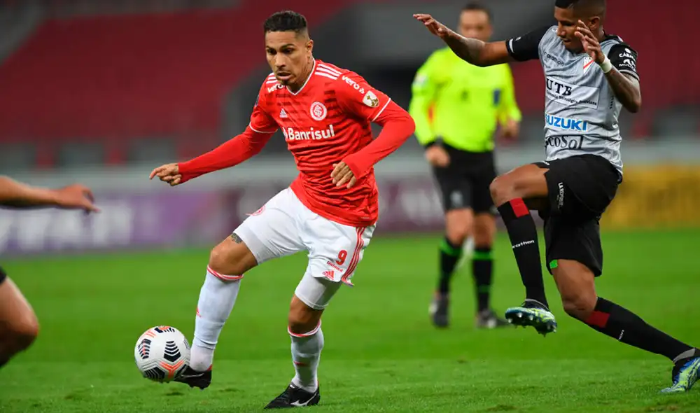 Paolo Guerrero no jugará un partido de Copa Libertadores desde marzo del 2020. Foto: Internacional Paolo Guerrero no jugará un partido de Copa Libertadores desde marzo del 2020. Foto: Internacional
