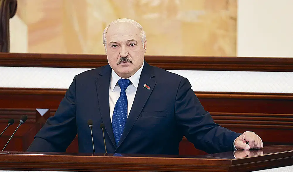 Dureza. Lukashenko se mostró confiado en que hizo lo correcto. Foto: EFE