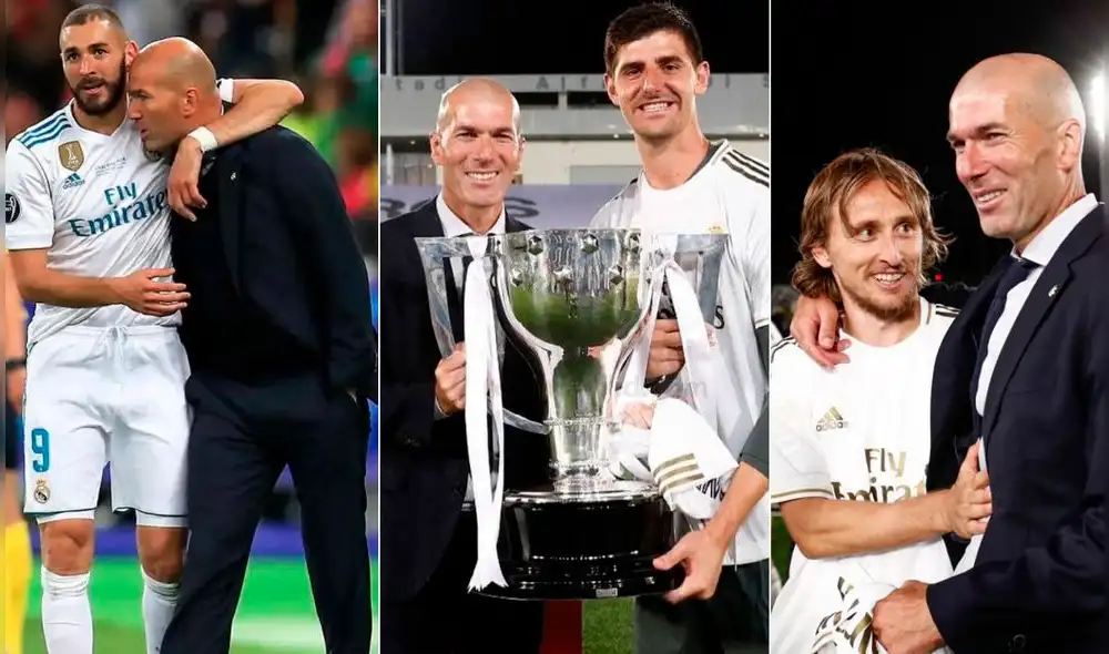 Futbolistas del Real Madrid se despiden de Zidane con sentidos mensajes. Foto: Twitter