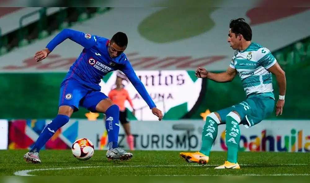 Santos vs. Cruz Azul jugarán a las 9.00 p. m. (hora peruana). Foto: EFE