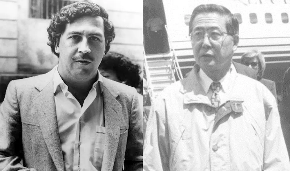 Pablo Escobar tenía nexos con el Gobierno de Alberto Fujimori a través de Vladimiro Montesinos, según Roberto Escobar. Foto: composición Pablo Escobar tenía nexos con el Gobierno de Alberto Fujimori a través de Vladimiro Montesinos, según Roberto Escobar. Foto: composición