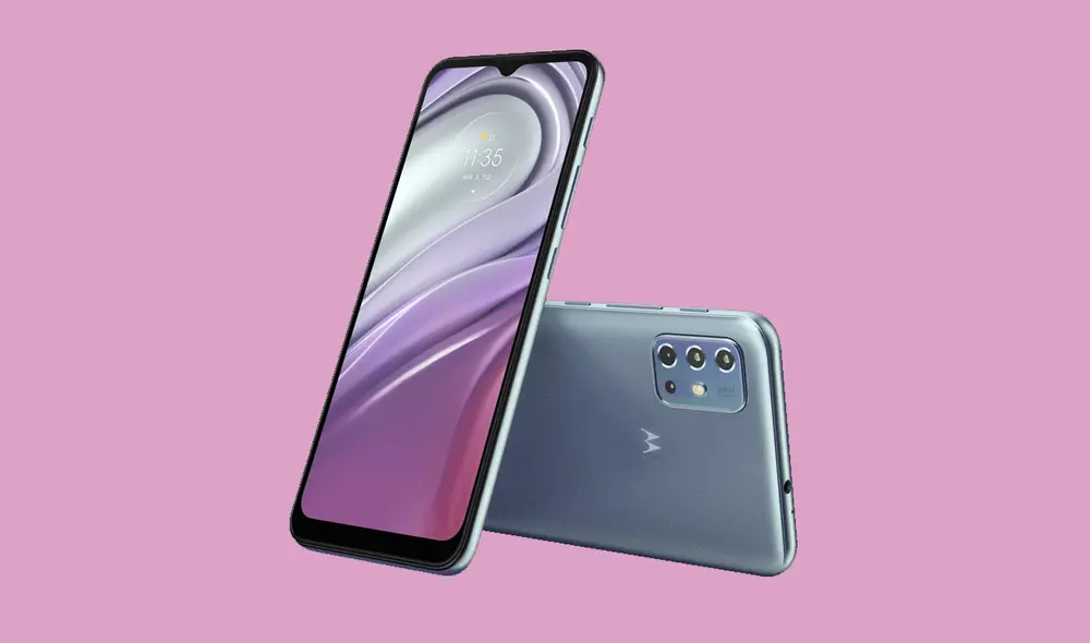 El Moto G20 llega con una pantalla Max Vision HD+ de 6,5 pulgadas. Foto: Motorola