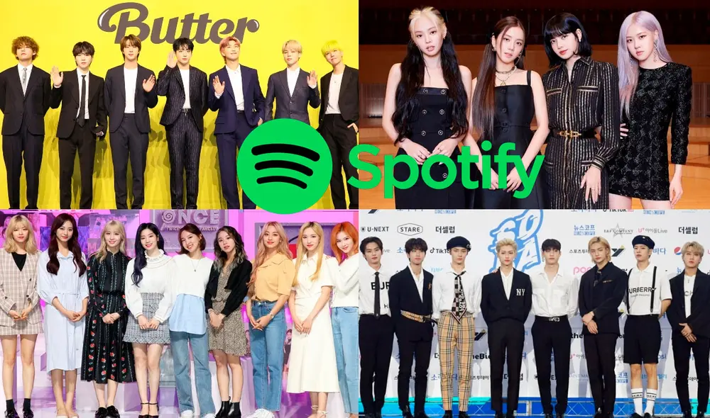 Spotify y los artistas con más streaming hasta mayo 2021. Foto: composición LR