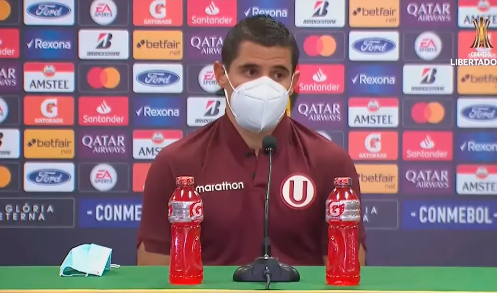Aldo Corzo habló sobre la caída de Universitario contra Palmeiras en Brasil. Foto: captura de YouTube Aldo Corzo habló sobre la caída de Universitario contra Palmeiras en Brasil. Foto: captura de YouTube