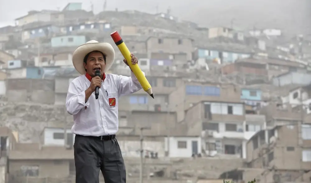 Castillo postula por primera vez a la presidencia de la República con Perú Libre. Foto: Antonio Melgarejo/La República