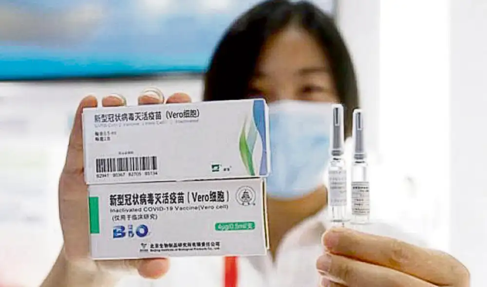Dosis. Vacuna de Sinopharm fue usada en personal de salud. Foto: difusión
