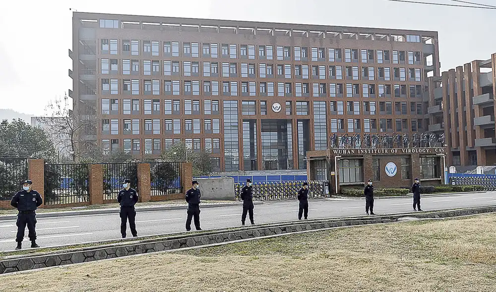 En la mira. Los ojos sobre el Instituto de Virología de Wuhan. Foto: AFP