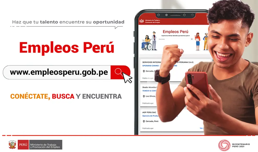 Portal de empleos ofrece servicios públicos gratuitos. Foto: difusión
