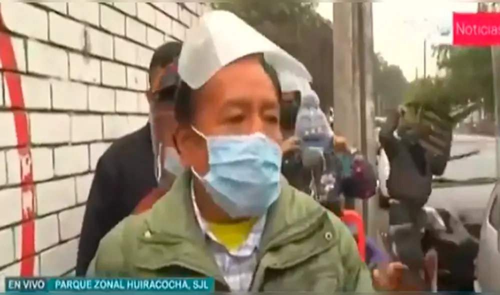 Adultos mayores pidieron mejor organización al Minsa. Foto: captura / TvPerú