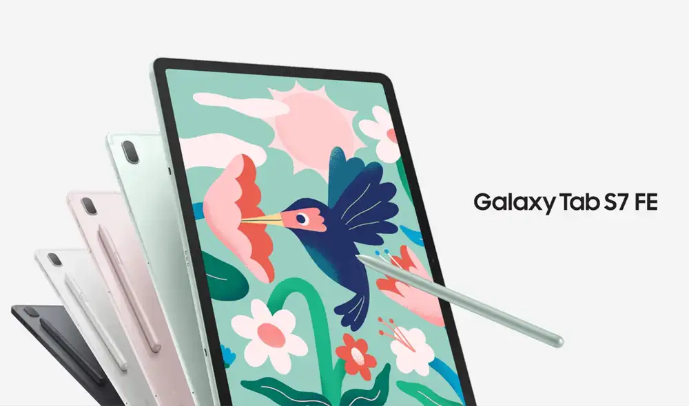 La tablet integra una cámara frontal de 5 MP y una trasera de 8 MP. Foto: Samsung