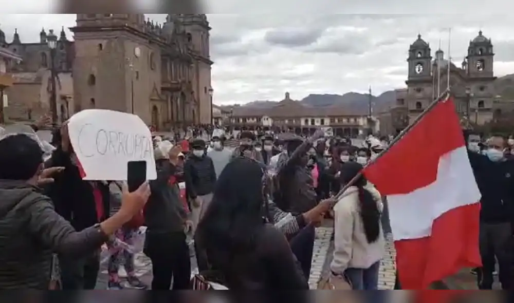 Implicados fueron detenidos por la Policía el último miércoles, durante la visita accidentada de la candidata presidencial. Foto: captura video