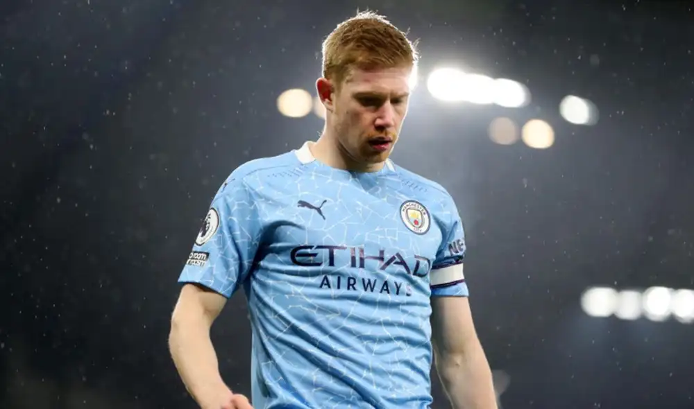 Kevin De Bruyne renovó con el Manchester City hasta junio del 2025. Foto: EFE