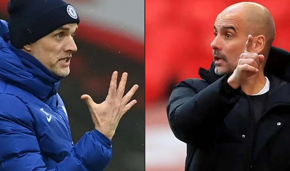 Tuchel perdió la final de la Champions pasada con el PSG; Guardiola dirigirá su tercera final. Foto: AFP/Adam Davy, Neil Hall Tuchel perdió la final de la Champions pasada con el PSG; Guardiola dirigirá su tercera final. Foto: AFP/Adam Davy, Neil Hall