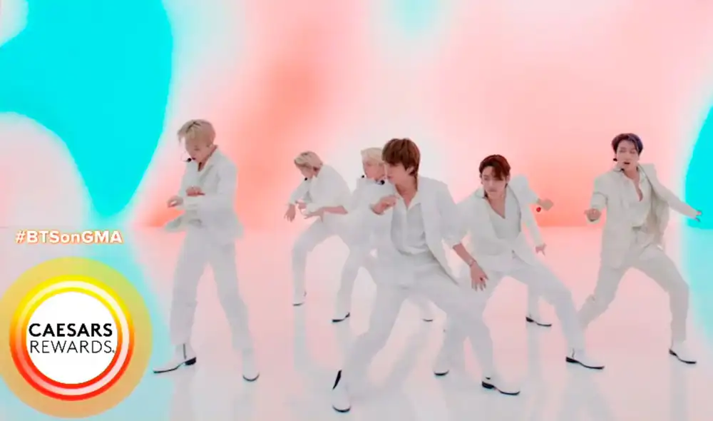 Así fue el concierto de BTS en GMA. Foto: captura abc