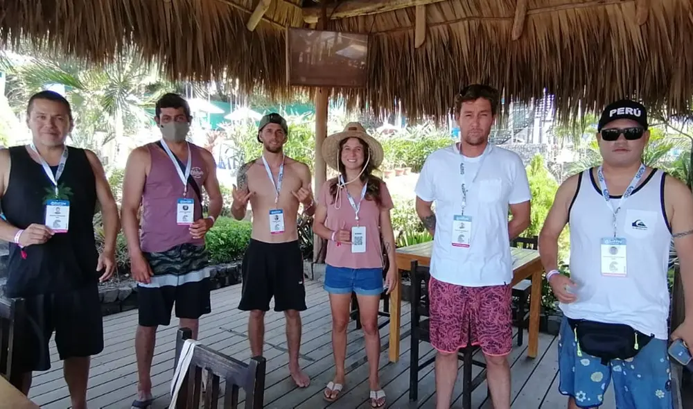 El team Perú que buscará su cupo a Tokio 2020 en el Mundial ISA. Foto: IPD